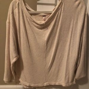 Free People cream sweater